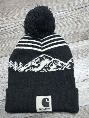 Carhartt | AH9003 Youth Knit Pom-pom Mountain Beanie OSFM